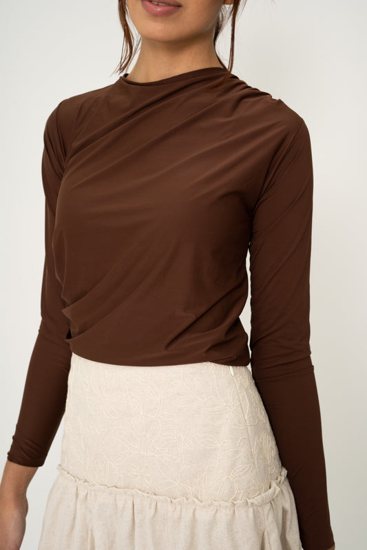 Blusa Drapeada