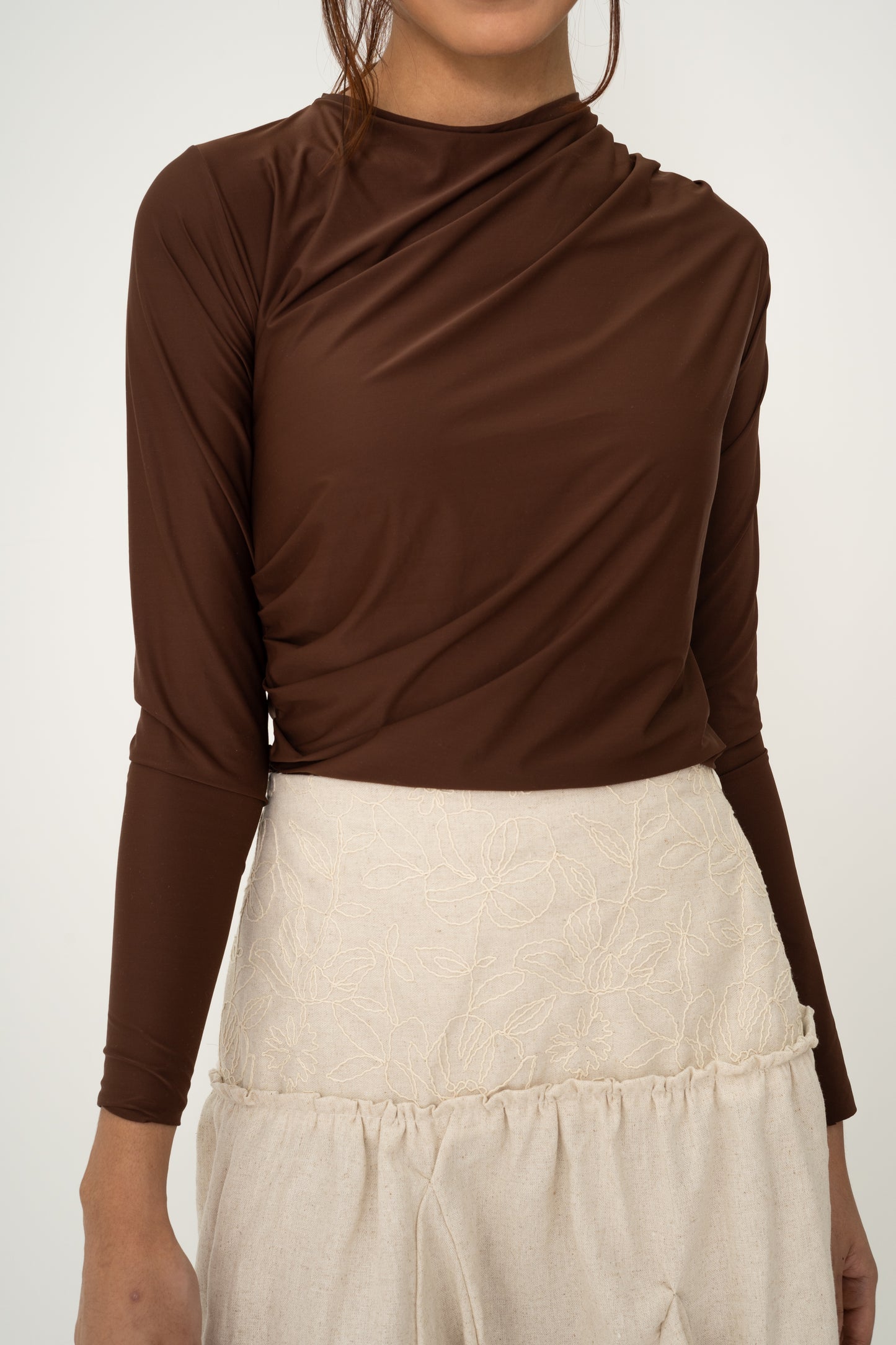 Blusa Drapeada